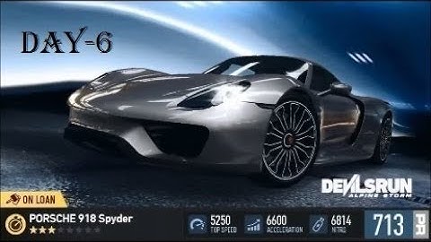 Need For Speed No Limits:Devils Run-Alpine Storm(Day 6)