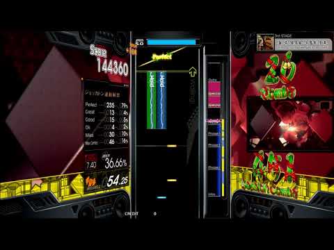 [GITADORA] 狂髪天を撫でて綴れ雲の綻び 五体北風に散りて痕も無し - guitar EXT