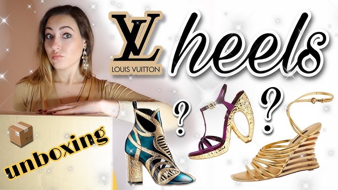 Louis Vuitton, MOM'S LOUIS VUITTON UNBOXING, CHERIE SLINGBACK SHOES  REVIEW
