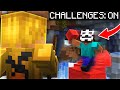 We destroyed a HACKER while completing Bedwars Challenges