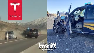 INSANE POLICE PURSUIT TAKEDOWN | TESLACAM STORIES #64