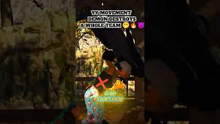 YY Movement demon destroys a whole team #warzone #callofduty #bo7 #bo7warzone #cod #yymovement