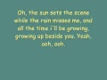 Paolo Nutini - Growing up beside you With lyrics