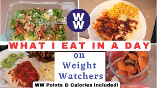 WHAT I EAT IN A DAY on WEIGHT WATCHERS | FULL DAY OF EATING | WW POINTS & CALORIES INCLUDED