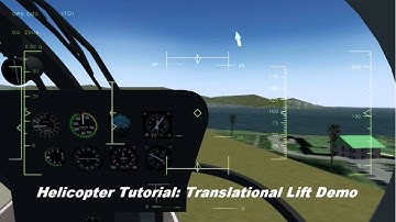 FlightGear: Helicopter Tutorial - Translational Lift Demo