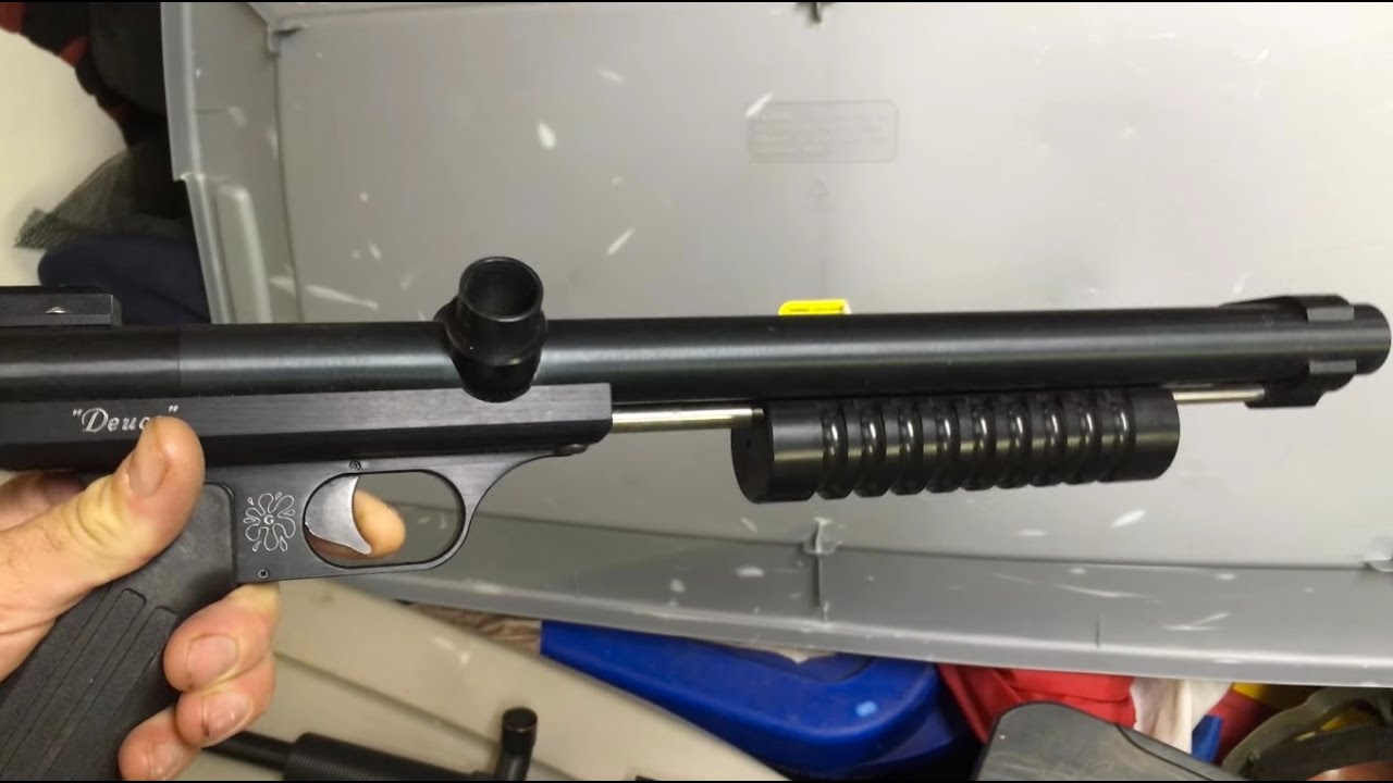 Double Barrel Paintball Gun GotchYa Deuce Nelson Pump YouTube
