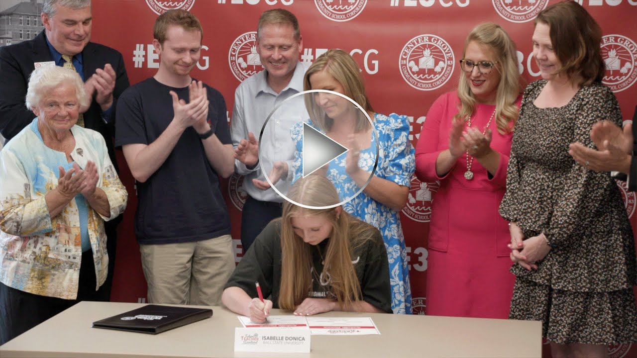 Center Grove High School Teacher Signing YouTube