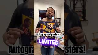 Autographed Posters for the new film! #shorts