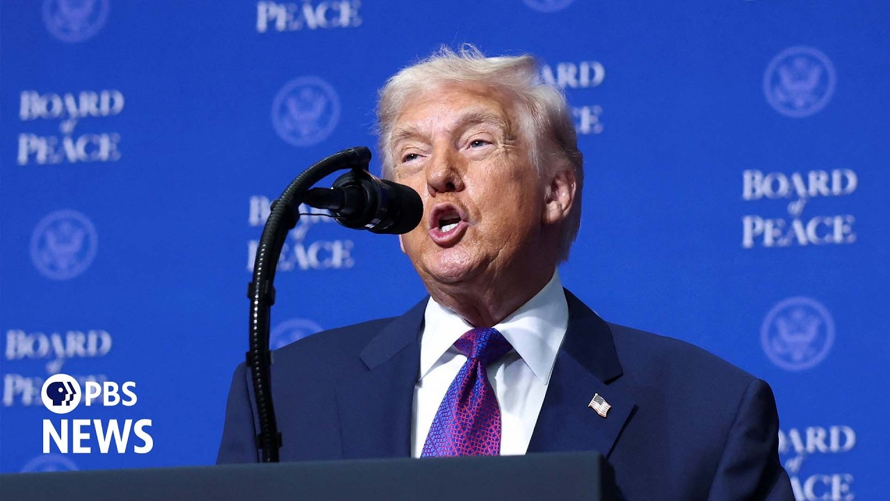 WATCH: Trump says 'nobody occupied' Institute of Peace, 'had nothing to do' with naming after him