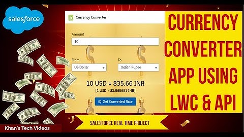 Currency Converter App using LWC and API.