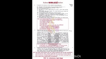 HSC 2023 English 2nd paper Dhaka Board solution. #class #education #exam #hscenglish #today #hsc