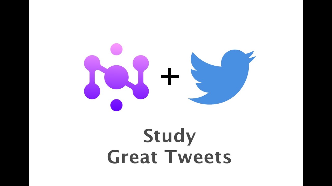 How To Study Great Tweets - YouTube