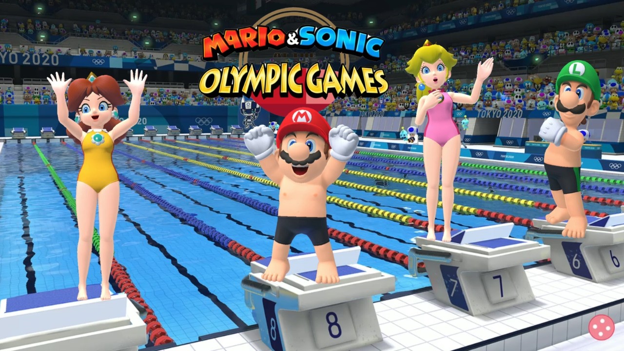 Swimming 100m Very Hard Gameplay Mario & Sonic At The Olympic Games Tokyo 2020 Daisy Mario +++ Metal