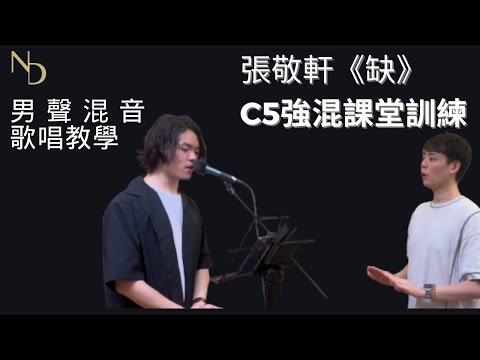 【男聲混音教學08】張敬軒 Hins Cheung《缺》！由破音到弱混強混過程公開大揭秘！有破音問題必看系列！C5公開教學 #高音教學 #高音 #缺 #缺教學 #學唱歌 #混音教學 #歌唱教學 #強混