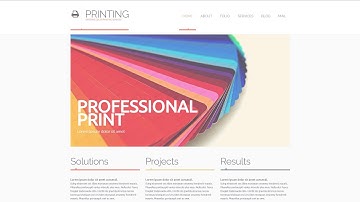Print Shop Responsive Website Template - 51368