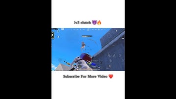 1v3 Clutch Video | bgmi 1v4 clutch shorts #shorts #youtubeshorts