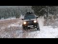 Первый снег! Suzuki jimny jb23w K6A. Unigrip (comforser cf3000 м/т)