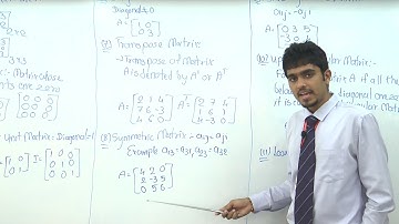 Unit:3 Basic Of Matrix (B.Sc-CS)