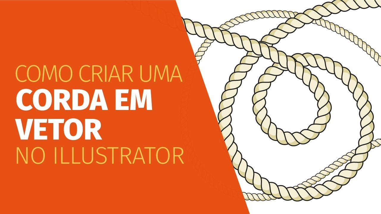 Como criar uma corda em vetor no illustrator youtube