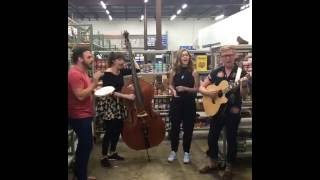Lake Street Dive Jams and Cans in a Food Bank