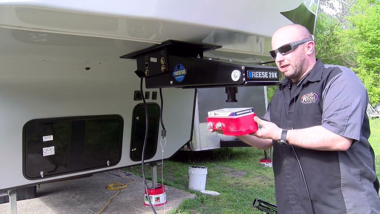 Установка цепей безопасности Andersen Ultimate Connection и установка полного сцепного устройства...