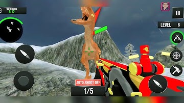 Dinosaur Hunting Gun Games - Android Gameplay Part 14