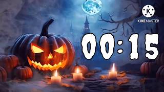 15 Second Spooky Halloween Pumpkin Timer