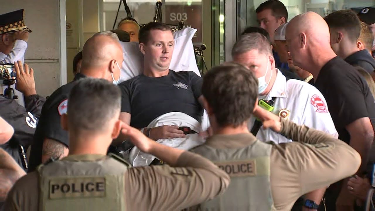 CPD officer paralyzed in Chicago shooting released from hospital - YouTube