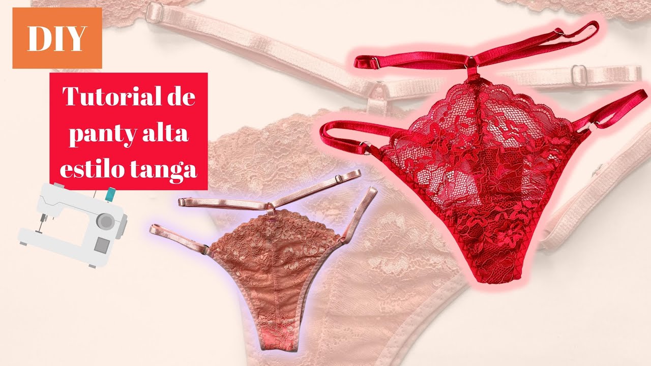 DIY tutorial para hacer panty de encaje paso a paso con patrones descargables.
