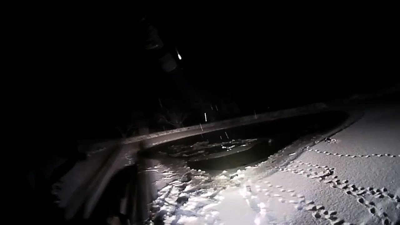 Police Officer Rescues Dog from Icy NJ Pond - YouTube