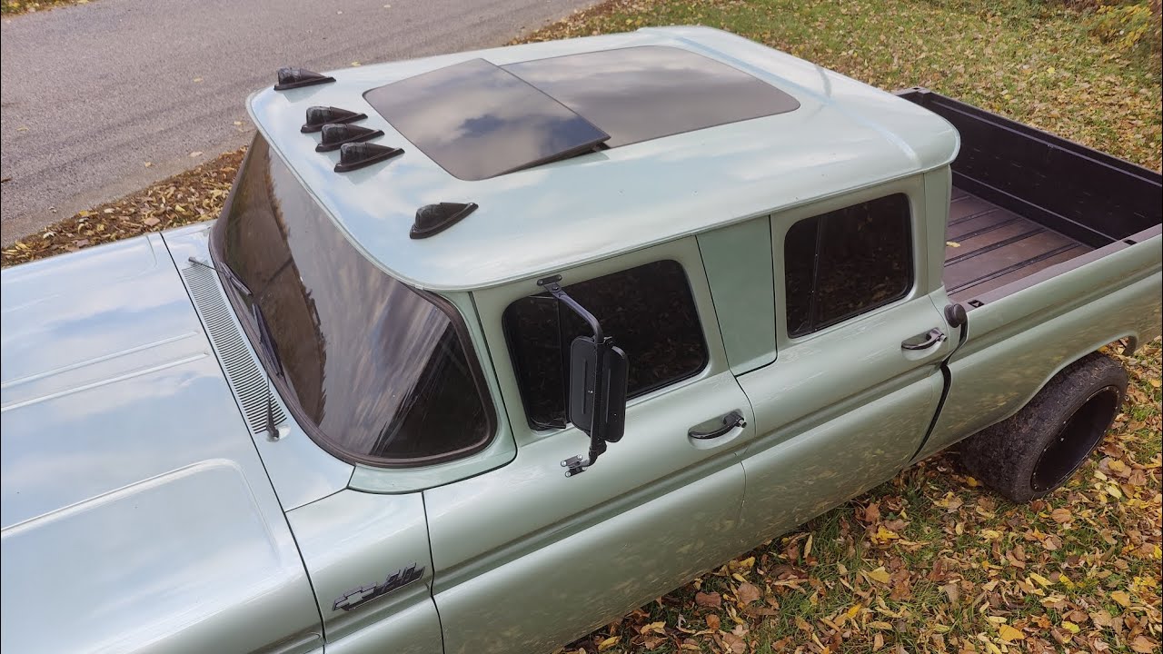 How to install a panoramic sunroof in any vehicle Project Kermit 1962 c20 crew cab