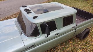 How to install a panoramic sunroof in any vehicle Project Kermit 1962 c20 crew cab