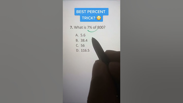 How To Calculate Percents In 5 Seconds