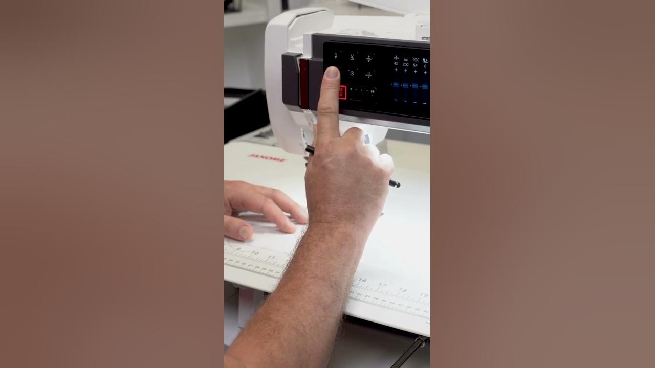 Backward Stitches on Janome Sewing Machines YouTube