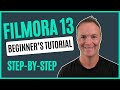 How to use wondershare filmora 13 to edits  beginners tutorial