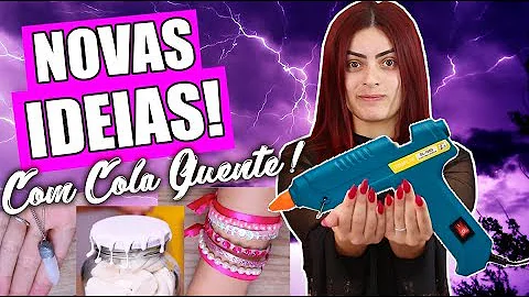 O que que pode fazer com cola quente?