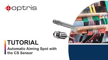 Optris CS Temperature Measurement Sensor: Automatic Aiming Spot Explained