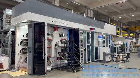 Puji Machinery---PJ Series Full Servo Controlled Gearless Type 8 Colors Flexo Printing Machine
