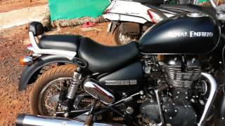 Royal Enfield Thunderbird 500 rewiev review Обзор мини