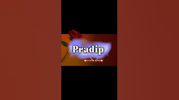 Pradeep name signature style | pradip name status #shorts #trending #ytshorts #trendingshorts #song