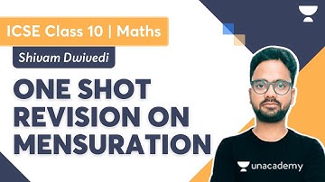 One Shot Revision on Mensuration | ICSE Term 2 | Maths Class 10 | Shivam Diwedi