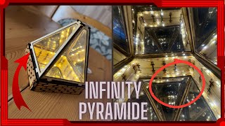 Unendlichen Bastelspaß erleben: Eine Infinity Pyramide selber basteln.