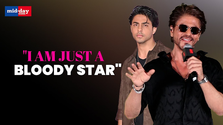 Shah Rukh Khan on Aryan Khan's directorial debut, 'The BA**DS of Bollywood'