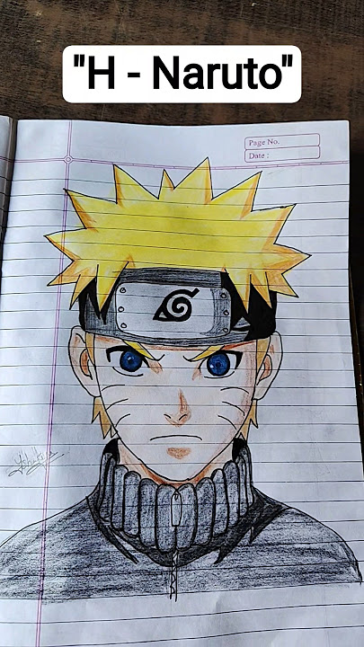 Letter 'H' -  anime drawing  #selenophile #animedrawing