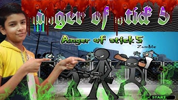 anger of stick 5 gameplay #mohkrish #offline #action #shooter #stickman #zombie