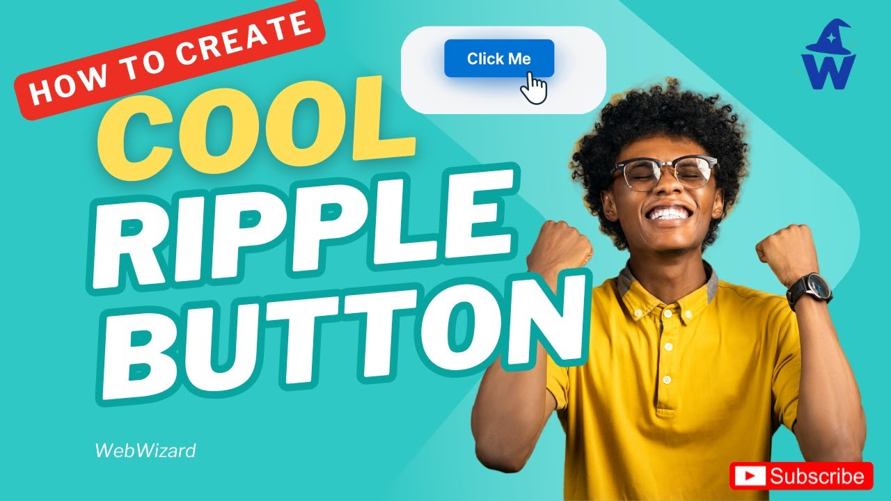 Create a Ripple Button with HTML, CSS & JavaScript | Easy Tutorial ...