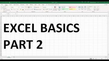 Excel Basics - FREE Tutorial - Part 2