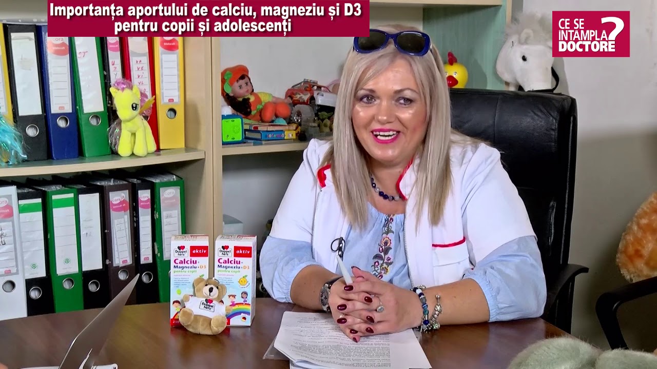 Dr. Olivia Timnea: importanța aportului de calciu, magneziu și D3 la copii