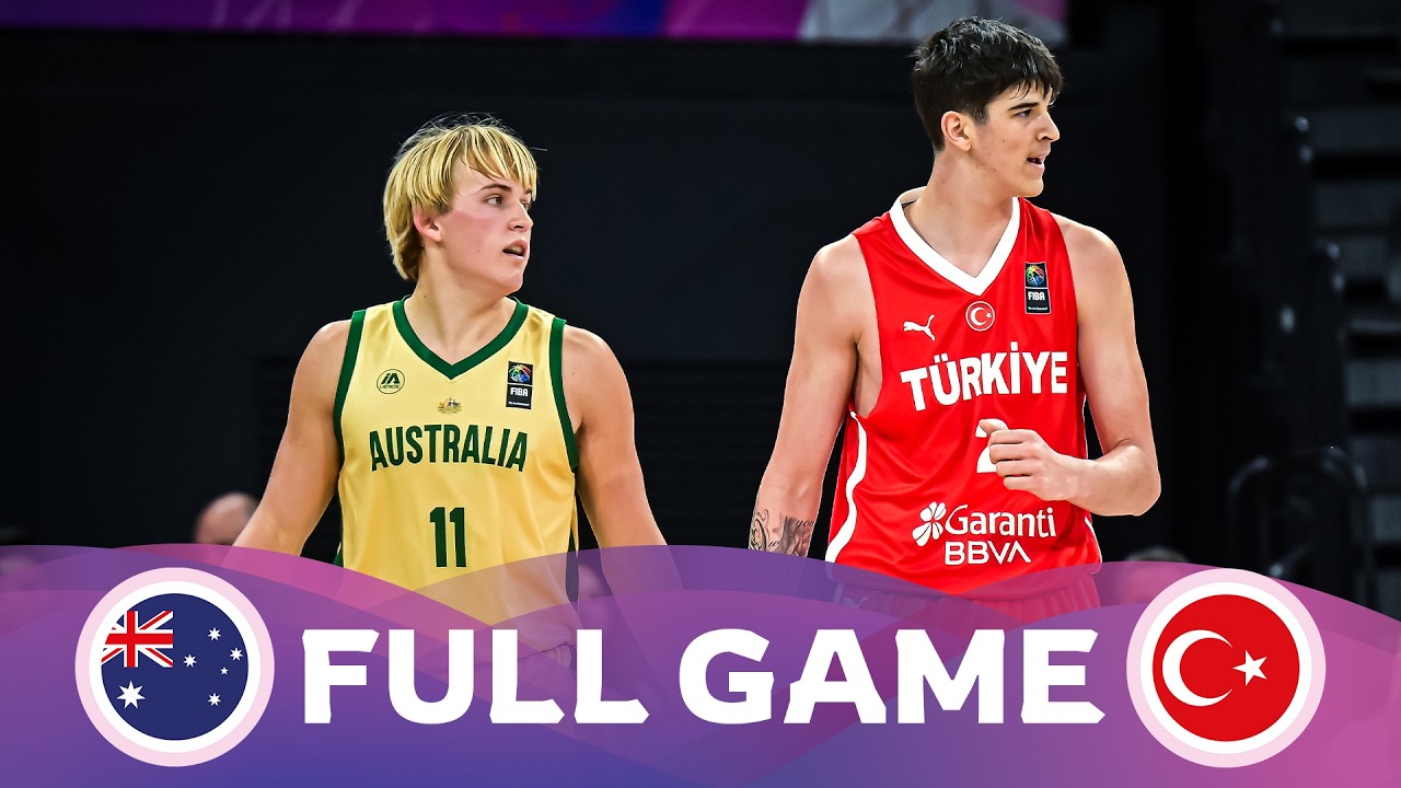 LIVE - Australia v Türkiye | FIBA U17 Basketball World Cup 2026 | 3rd Place Game