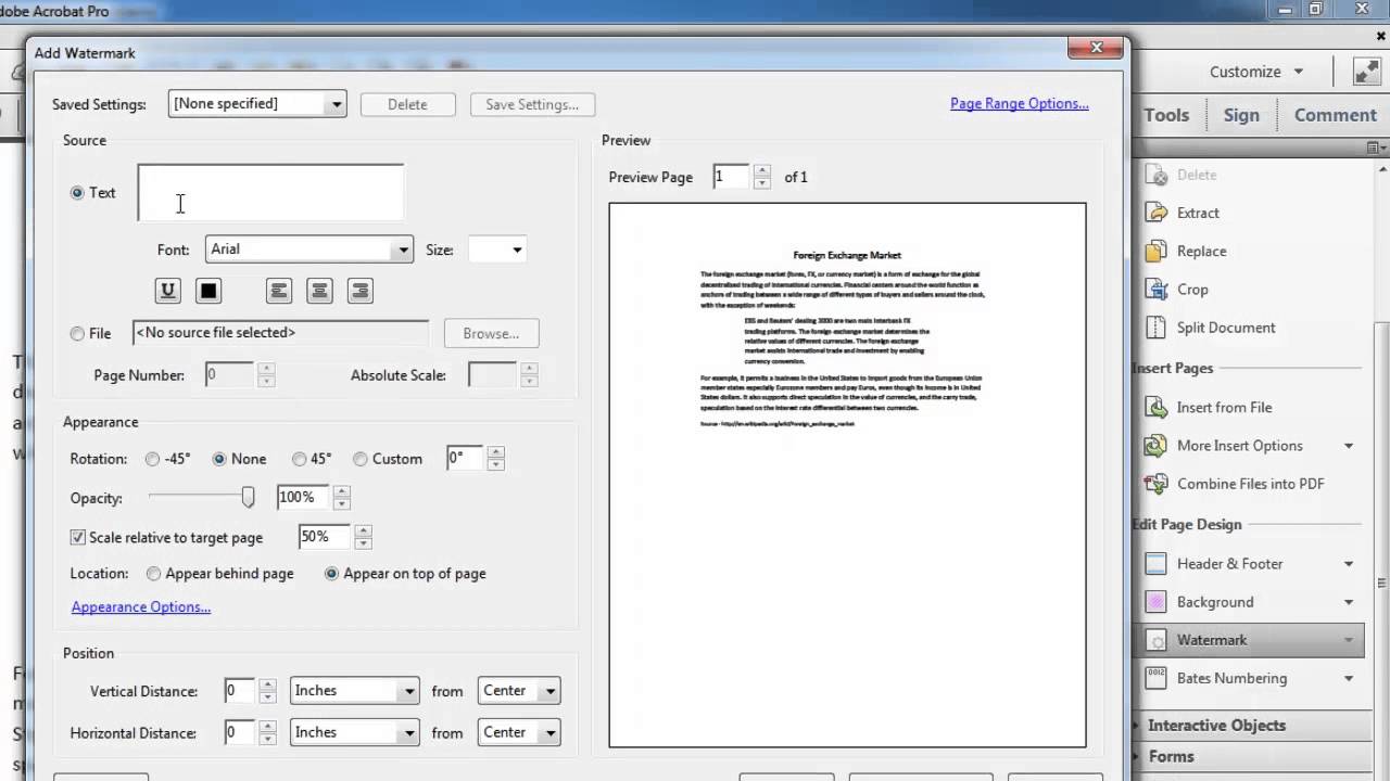 How To Create Watermark In Pdf File Bangkokholden